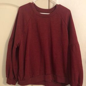 Aerie maroon sweater
